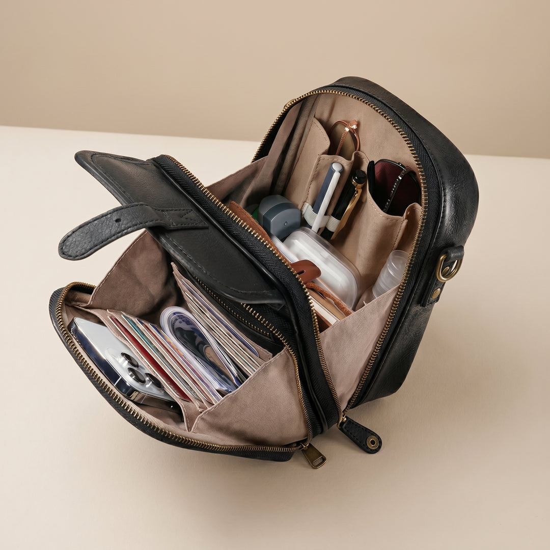 Bolso bandolera Prisma Negro
