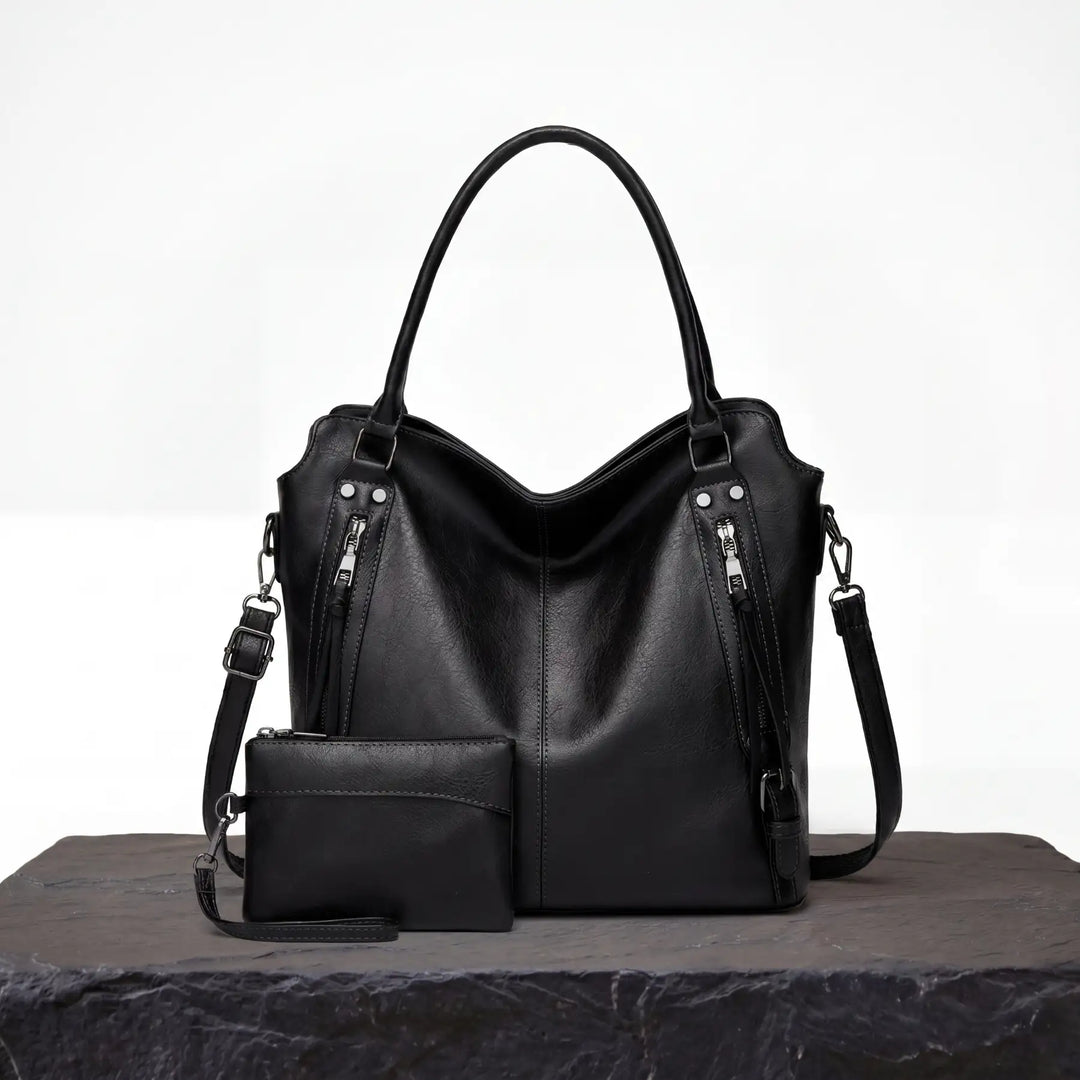 Bolsa Cognac Clásico Arion + Cartera de bolsillo GRATIS
