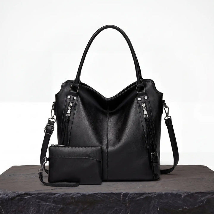 Bolsa Cognac Clásico Arion + Cartera de bolsillo GRATIS