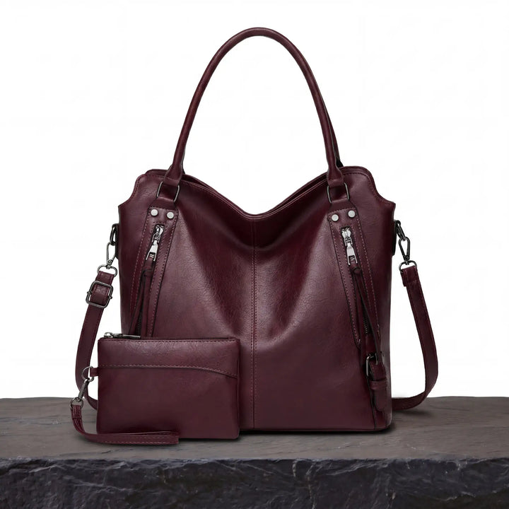 Bolsa Cognac Clásico Arion + Cartera de bolsillo GRATIS