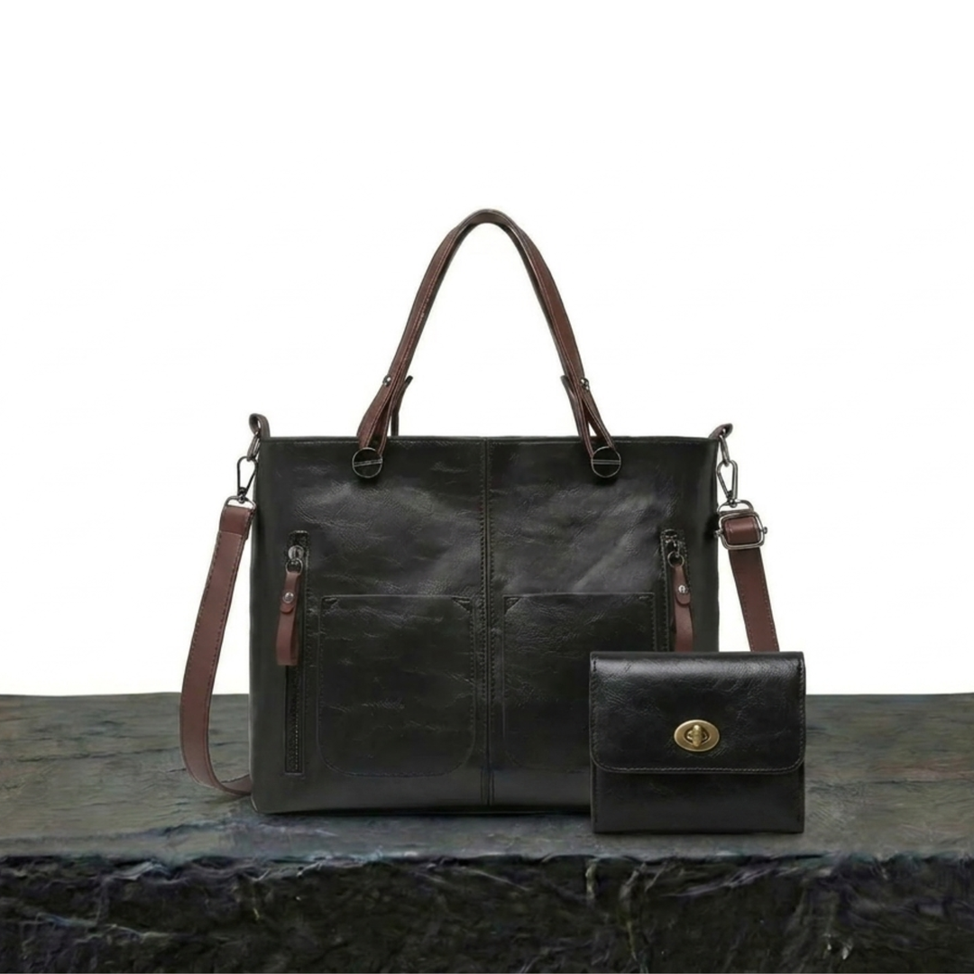 Conjunto: Bolso Isabel Retro + Cartera de regalo