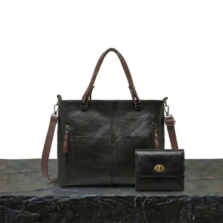 Conjunto: Bolso Isabel Retro + Cartera de regalo