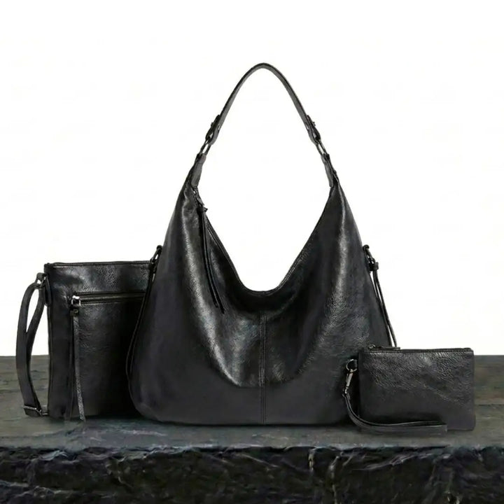 Conjunto 3 en 1 - Bolsa Holgada Suave - Beige
