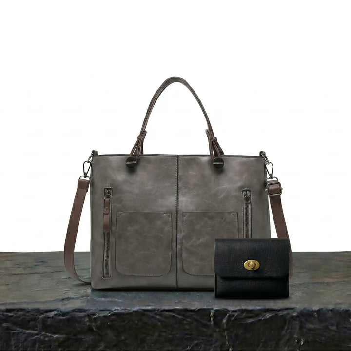 Conjunto: Bolso Isabel Retro + Cartera de regalo