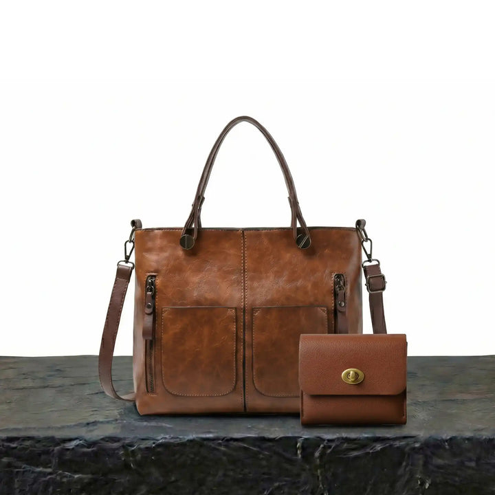 Conjunto: Bolso Isabel Retro + Cartera de regalo