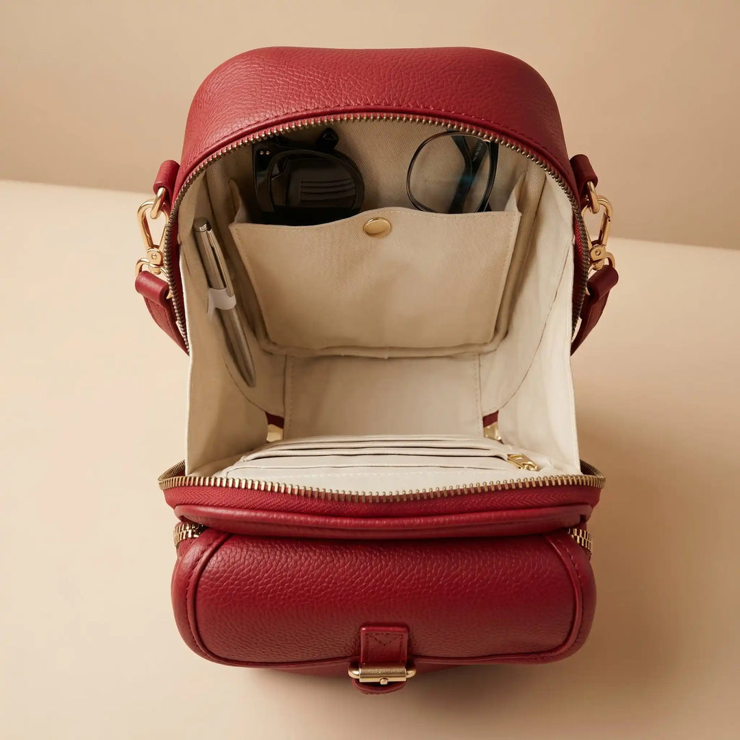Bolso bandolera Prisma Rojo