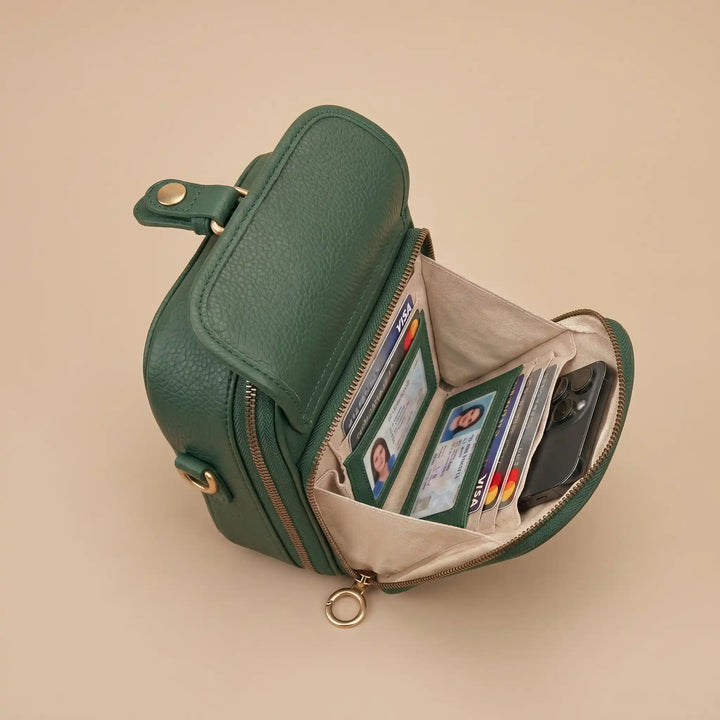 Bolso bandolera Prisma Verde