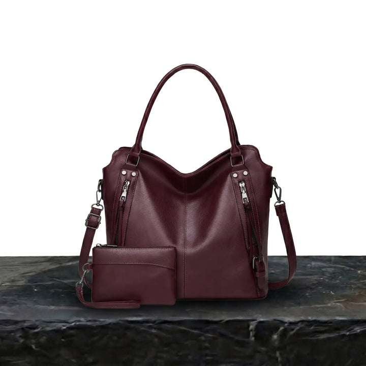 Bolsa Cognac Clásico Arion + Cartera de bolsillo GRATIS