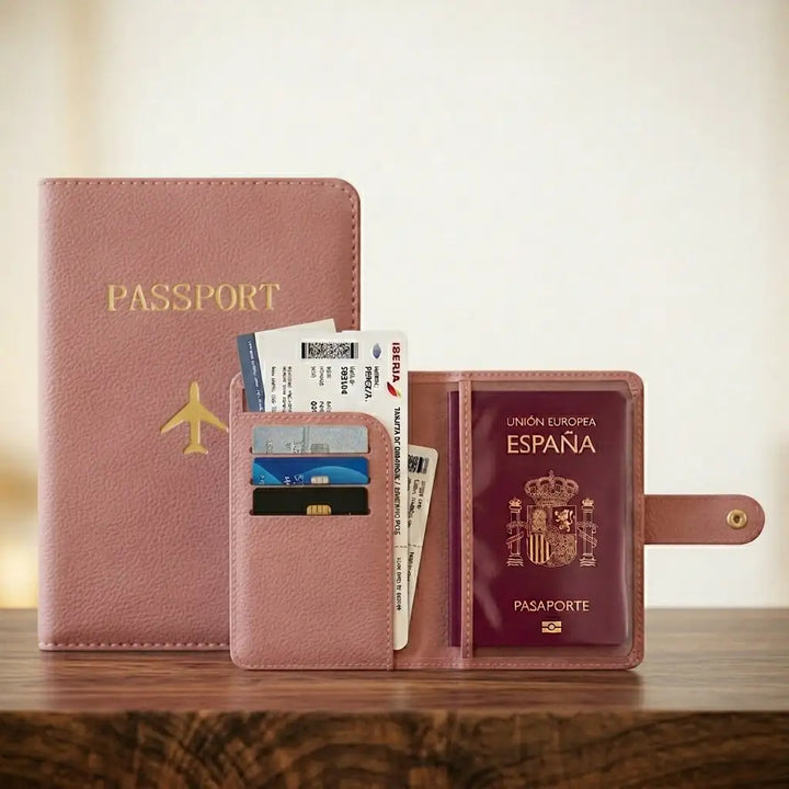 🎁 Portapasaportes y cartera de viaje (100% off)