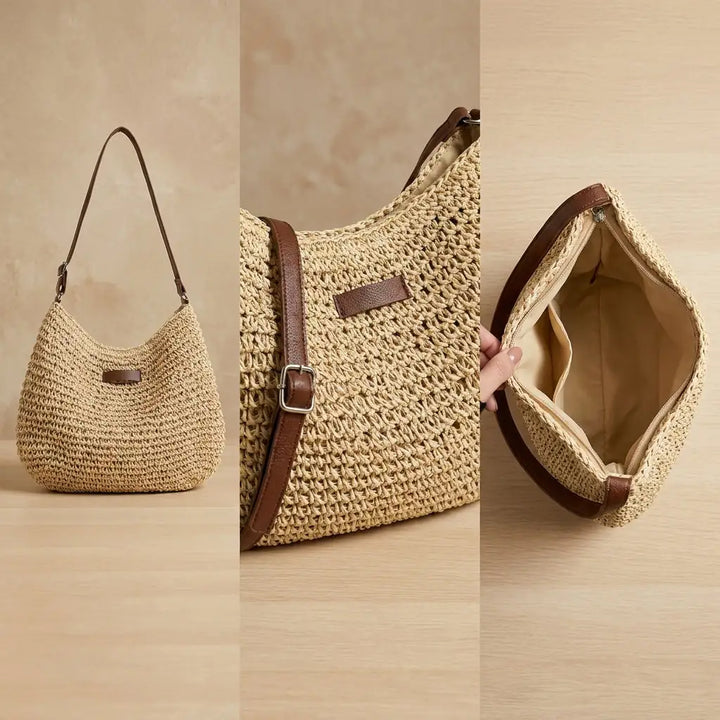 Bolso bandolera de Paja Arion