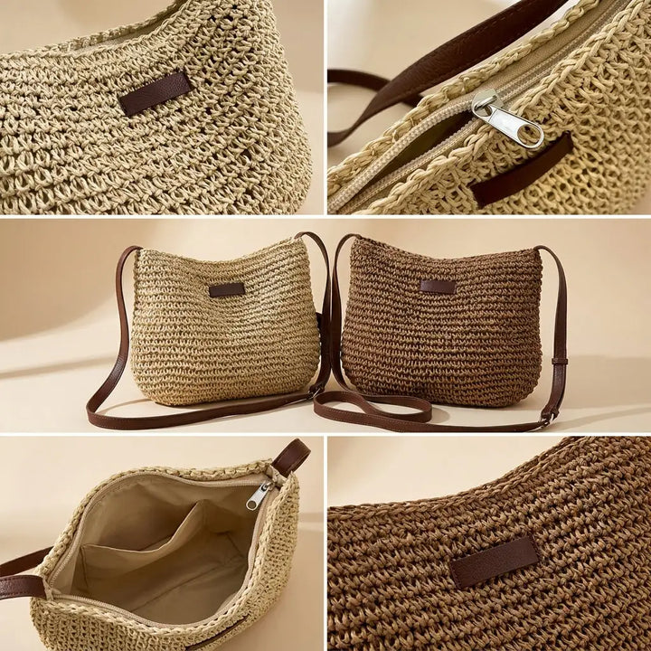 Bolso bandolera de Paja Arion