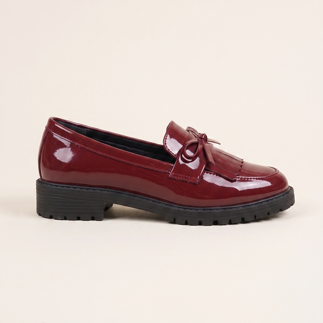 Cordelia | Mocasín de Taller con Detalle de Lazo