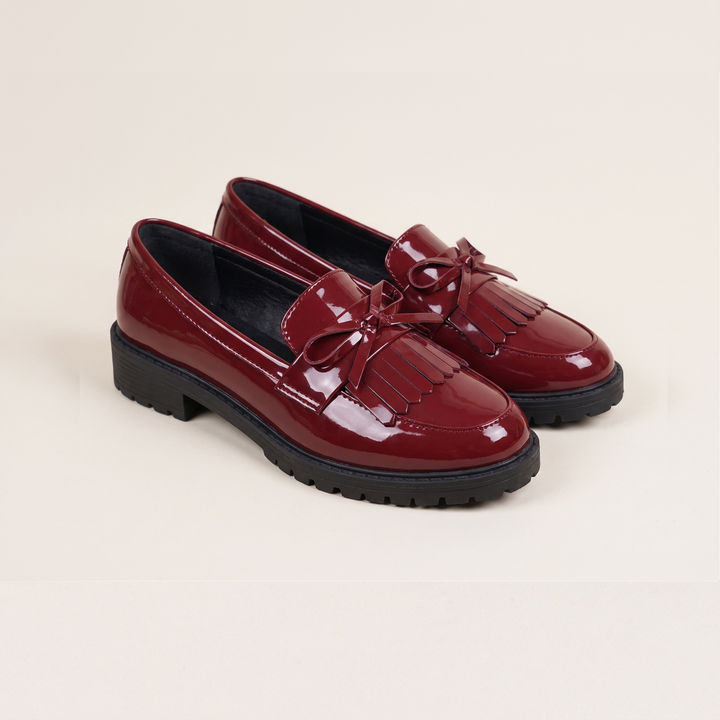 Cordelia | Mocasín de Taller con Detalle de Lazo