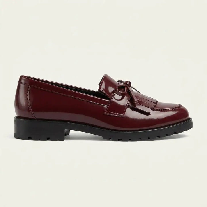 Cordelia | Mocasín de Taller con Detalle de Lazo - Tienda Online