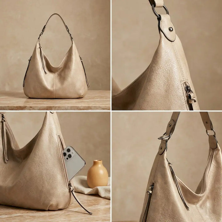 Conjunto 3 en 1 - Bolsa Holgada Suave - Beige