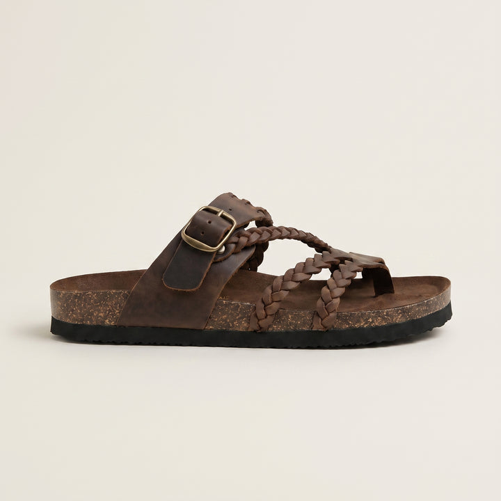 Sandalias de Piel Trenzada