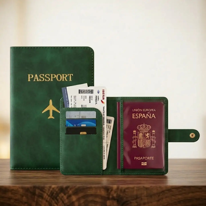 🎁 Portapasaportes y cartera de viaje (100% off)
