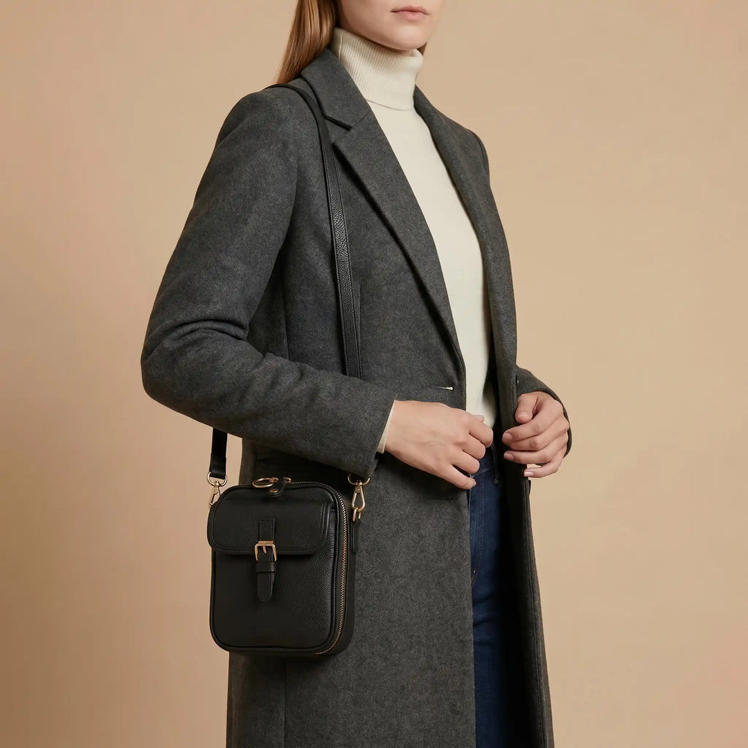 Bolso bandolera Prisma Negro