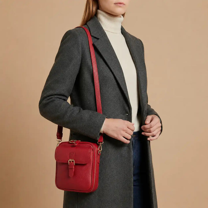 Bolso bandolera Prisma Rojo