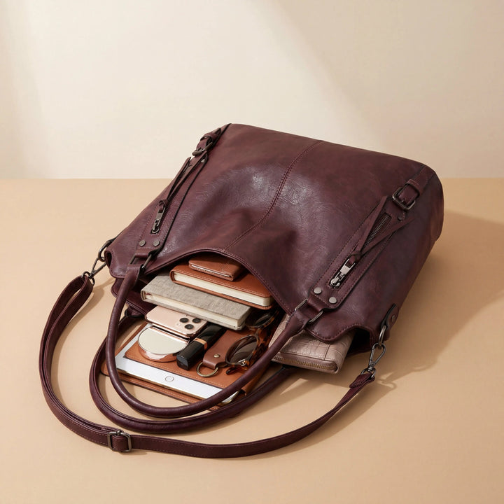 Bolsa Cognac Clásico Arion + Cartera de bolsillo GRATIS