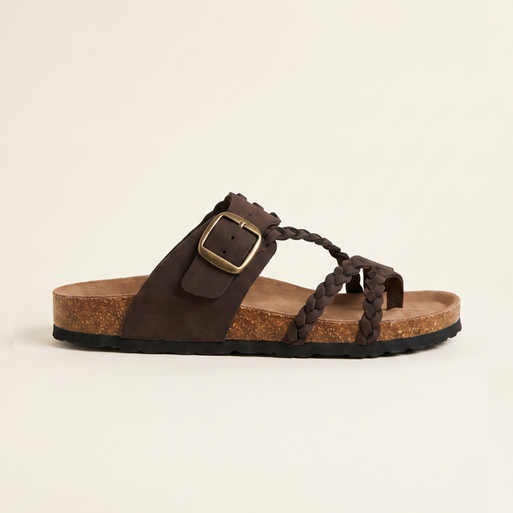 Sandalias de Piel Trenzada
